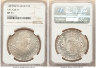 Charles IV 8 Reales 1808 Mo-TH MS63 NGC, Mexico City mint, KM109. 

HID09801242017

© 2022 Heritage Auctions | All Rights Reserved