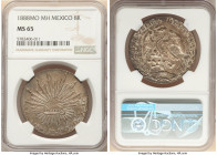 Republic 8 Reales 1888 Mo-MH MS65 NGC, Mexico City mint, KM377.10, DP-Mo73. Highest grade Certified. 

HID09801242017

© 2022 Heritage Auctions | All ...