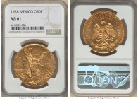 Estados Unidos gold 50 Pesos 1928 MS61 NGC, Mexico City mint, KM481, Fr-172. 

HID09801242017

© 2022 Heritage Auctions | All Rights Reserved