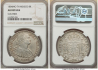 Pair of Certified 8 Reales NGC, 1) Charles IV 8 Reales 1804 MO-TH - AU Details (Cleaned), Mexico City mint, KM109 2) Ferdinand VII 8 Reales 1809 MO-TH...