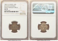 Dutch Colony. Batavian Republic 1/8 Gulden 1802 AU58 NGC, Enkhuizen mint, KM80. Shield without circle. 

HID09801242017

© 2022 Heritage Auctions | Al...