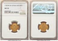 Charles III gold Escudo 1787 S-CM AU53 NGC, Seville mint, M416.2a, F-289. 

HID09801242017

© 2022 Heritage Auctions | All Rights Reserved