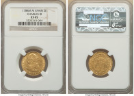 Charles III gold 2 Escudos 1788 M-M XF45 NGC, Madrid mint, KM417.1a. 

HID09801242017

© 2022 Heritage Auctions | All Rights Reserved