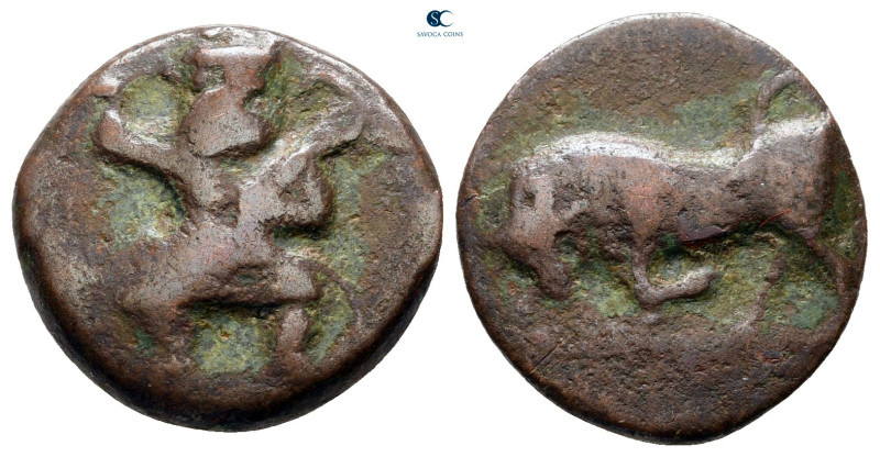 Hispania. Ebusus circa 100 BC. 
Bronze Æ

17 mm, 3,12 g



nearly very fi...