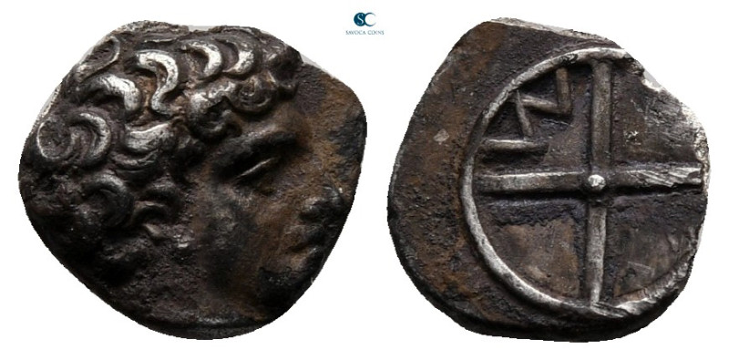 Gaul. Massalia circa 121-49 BC. 
Obol AR

10 mm, 0,69 g



very fine