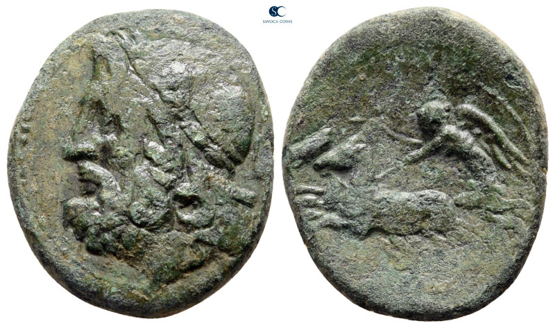 Sicily. Syracuse circa 220 BC. 
Bronze Æ

22 mm, 6,02 g



very fine