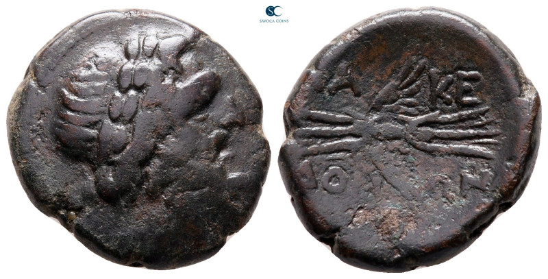 Macedon. Bottiaea Emathiae circa 168-148 BC. 
Bronze Æ

21 mm, 7,05 g



...