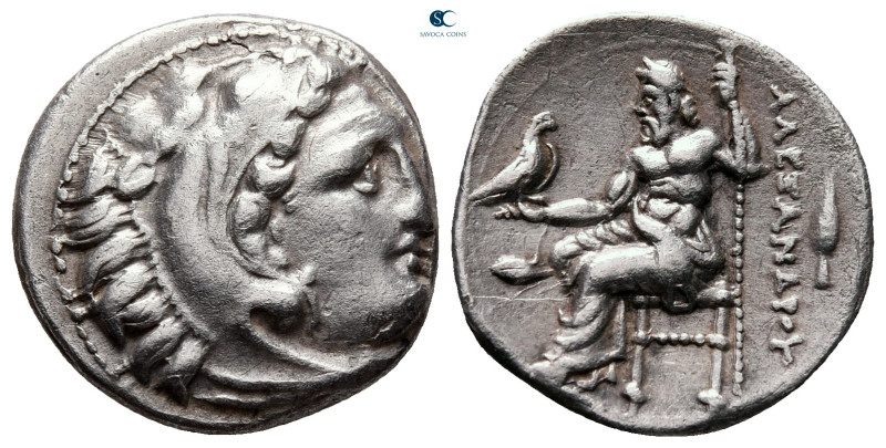 Kings of Macedon. Kolophon. Alexander III "the Great" 336-323 BC. 
Drachm AR
...