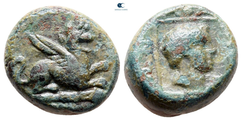 Thrace. Abdera circa 300-250 BC. 
Bronze Æ

15 mm, 4,36 g



nearly very ...