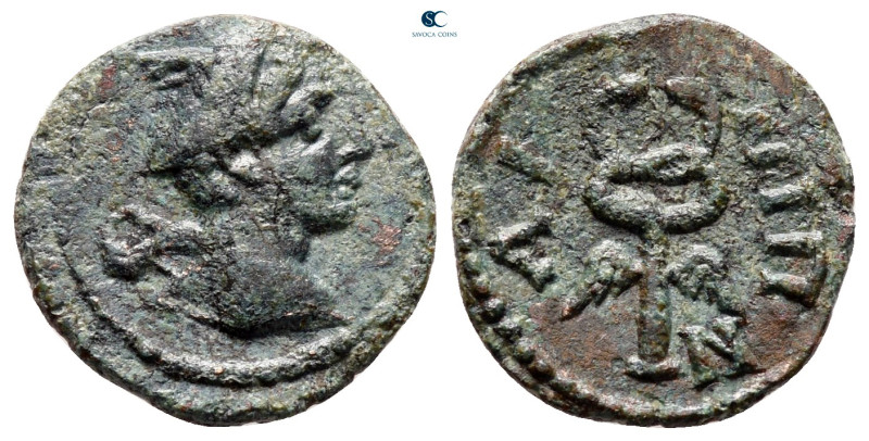 Thrace. Ainos circa 200-44 BC. 
Bronze Æ

16 mm, 1,76 g



very fine