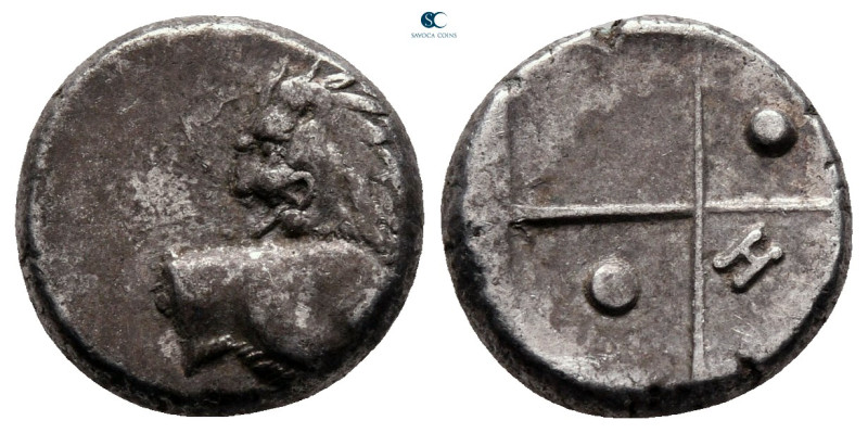 The Thracian Chersonese. Chersonesos circa 386-338 BC. 
Hemidrachm AR

13 mm,...