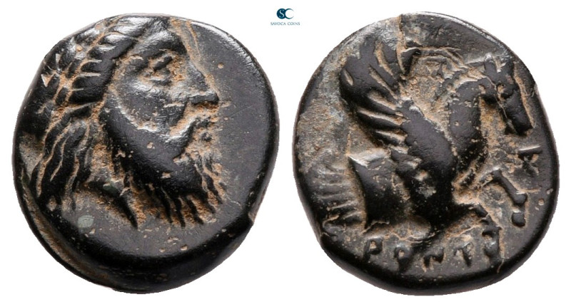 Mysia. Adramytteion. ΟΡΟΝΤΗΣ (Orontes), satrap of Mysia 357-352 BC. 
Bronze Æ
...