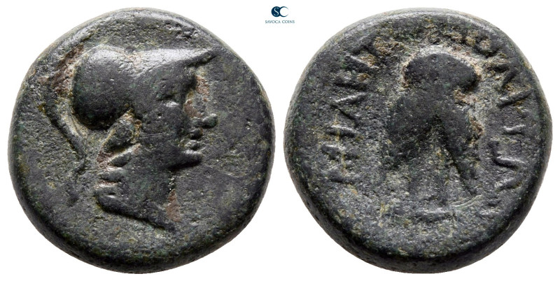 Mysia. Miletopolis circa 200-0 BC. 
Bronze Æ

18 mm, 6,07 g



nearly ver...