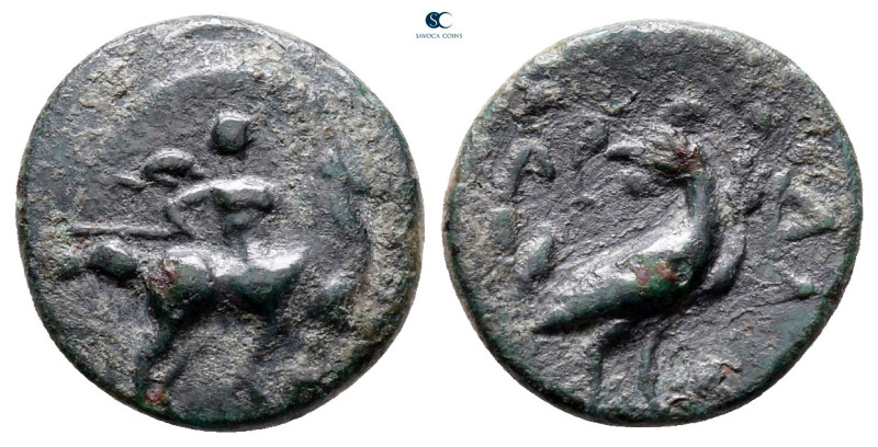 Troas. Dardanos circa 400-200 BC. 
Bronze Æ

14 mm, 1,50 g



very fine