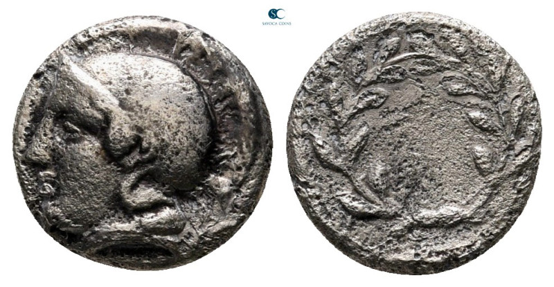 Aiolis. Elaia circa 450-400 BC. 
Diobol AR

10 mm, 1,05 g



nearly very ...