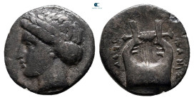 Ionia. Kolophon circa 330-294 BC. Diobol AR