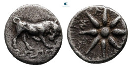 Ionia. Magnesia ad Maeander circa 400-350 BC. Hemiobol AR