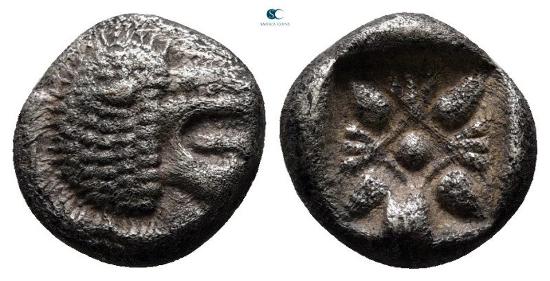 Ionia. Miletos circa 525-475 BC. 
Diobol AR

10 mm, 1,10 g



very fine