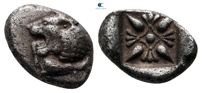 Ionia. Miletos circa 525-475 BC. 
Diobol AR

11 mm, 1,19 g



very fine