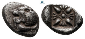 Ionia. Miletos circa 525-475 BC. Diobol AR