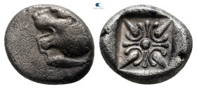 Ionia. Miletos circa 525-475 BC. Diobol AR