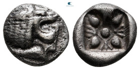 Ionia. Miletos circa 525-475 BC. Diobol AR