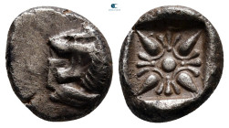 Ionia. Miletos circa 525-475 BC. Diobol AR