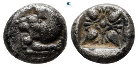 Ionia. Miletos circa 525-475 BC. Diobol AR