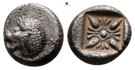 Ionia. Miletos circa 525-475 BC. Diobol AR