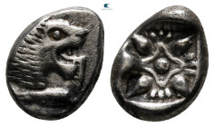 Ionia. Miletos circa 525-475 BC. Diobol AR