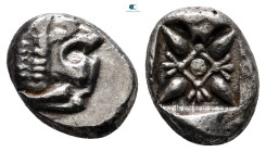 Ionia. Miletos circa 525-475 BC. Diobol AR