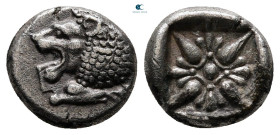 Ionia. Miletos circa 525-475 BC. Diobol AR