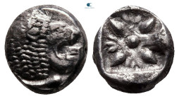 Ionia. Miletos circa 525-475 BC. Diobol AR