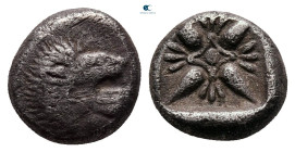 Ionia. Miletos circa 525-475 BC. Diobol AR