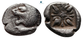 Ionia. Miletos circa 525-475 BC. Diobol AR