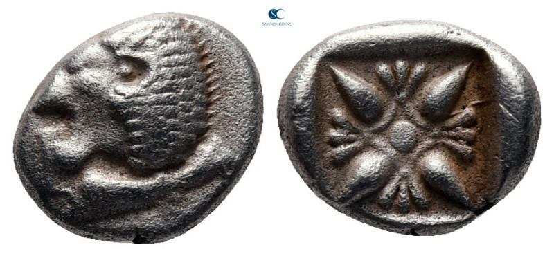 Ionia. Miletos circa 525-475 BC. 
Diobol AR

10 mm, 1,10 g



very fine