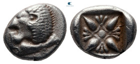 Ionia. Miletos circa 525-475 BC. Diobol AR