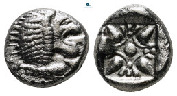 Ionia. Miletos circa 525-475 BC. Diobol AR