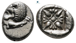 Ionia. Miletos circa 525-475 BC. Diobol AR