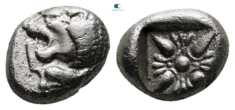 Ionia. Miletos circa 525-475 BC. 
Diobol AR

9 mm, 1,07 g



very fine