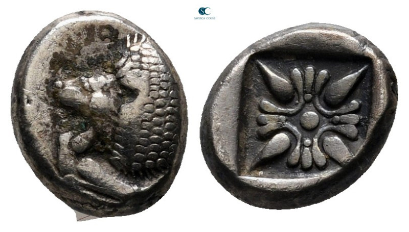 Ionia. Miletos circa 525-475 BC. 
Obol AR

9 mm, 0,72 g



very fine