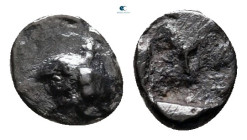 Ionia. Phokaia circa 530-500 BC. Hemitetartemorion AR