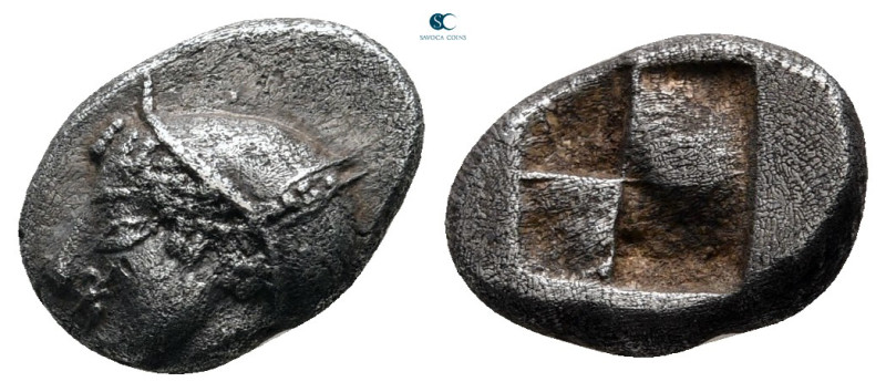 Ionia. Phokaia circa 521-478 BC. 
Diobol AR

11 mm, 1,29 g



very fine