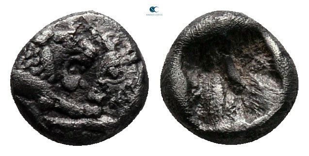 Kings of Lydia. Sardeis. Kroisos 564-539 BC. 
1/24 Siglos AR

7 mm, 0,36 g
...