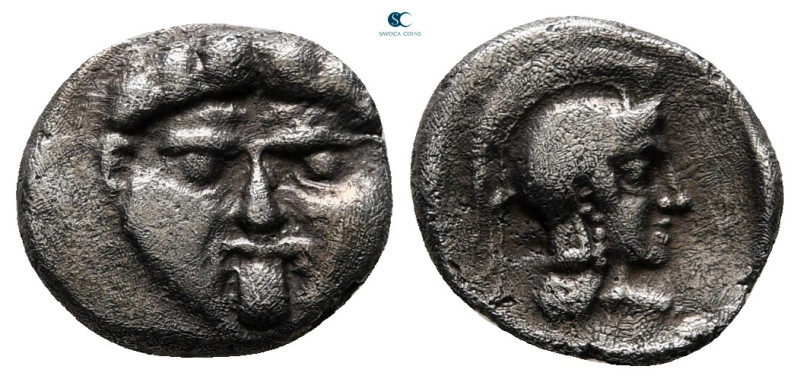 Pisidia. Selge circa 350-300 BC. 
Diobol AR

10 mm, 0,98 g



very fine