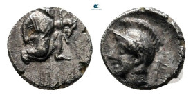 Persia. Achaemenid Empire. Uncertain Cilician mint. Time of Artaxerxes II to Darios III 404-330 BC. Tetartemorion AR