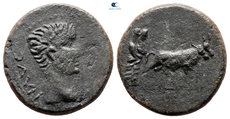 Macedon. Philippi. Tiberius AD 14-37. 
Bronze Æ

18 mm, 3,88 g



very fi...