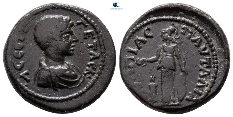 Thrace. Pautalia. Geta AD 198-211. 
Bronze Æ

20 mm, 4,85 g



very fine