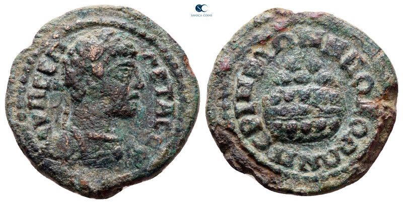 Thrace. Perinthos. Geta AD 198-211. 
Bronze Æ

20 mm, 3,70 g



nearly ve...