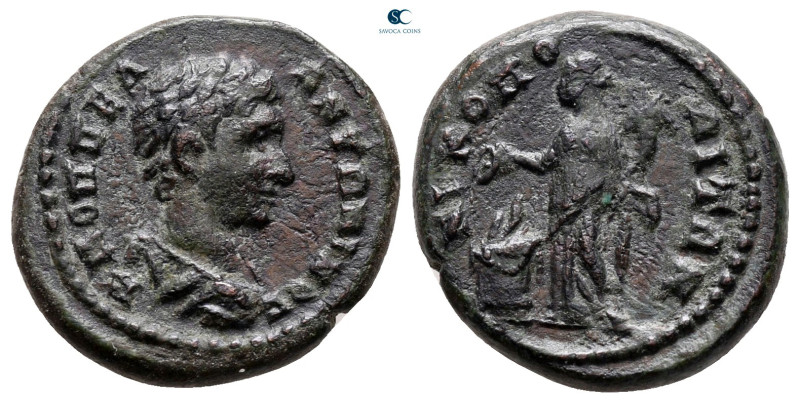 Moesia Inferior. Nikopolis ad Istrum. Diadumenian as Caesar AD 217-218. 
Bronze...